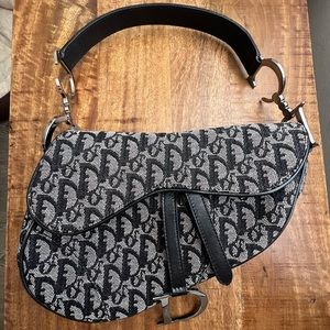 Vintage Christian Dior Saddle Bag - Diorissimo